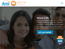 Tablet Screenshot of americanmeetings.com